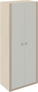 Шкаф распашной Глэдис М22 (Шимо светлый/Белый текстурный) в Твери