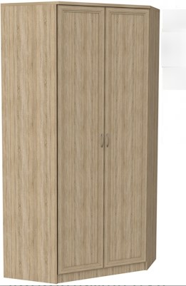 Распашной шкаф 403 несимметричный, цвет Дуб Сонома в Твери - изображение
