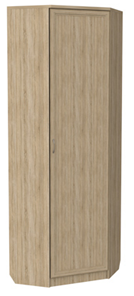 Распашной шкаф 402 угловой со штангой, цвет Дуб Сонома в Твери - предосмотр