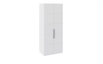 Распашной шкаф Наоми с 2-мя дверями, цвет Белый глянец СМ-208.07.03 в Твери