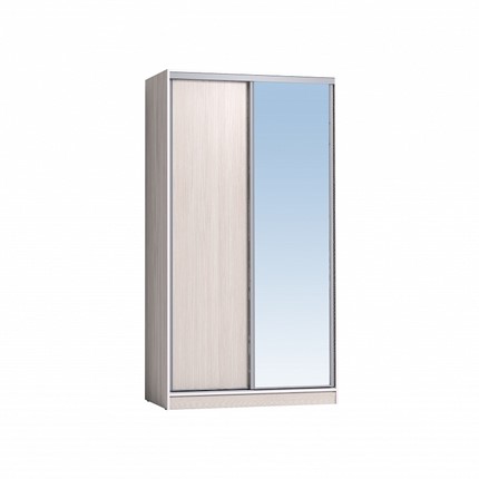 Шкаф 1200 Домашний Зеркало/ЛДСП, Бодега Светлый в Твери - изображение
