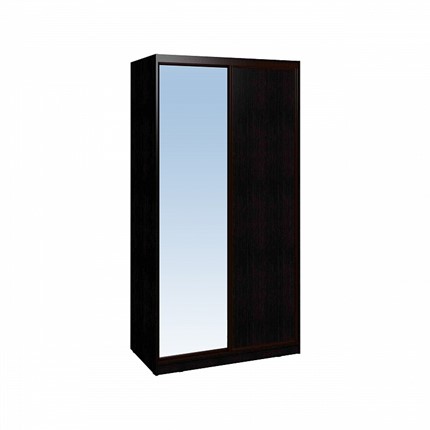 Шкаф 1200 Домашний Зеркало/ЛДСП, Венге в Твери - изображение