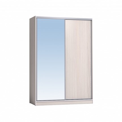 Шкаф 1600 Домашний Зеркало/ЛДСП, Бодега светлый в Твери - изображение
