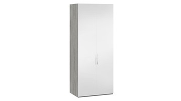 Шкаф для одежды Эмбер СМ-348.07.004 (Дуб Гамильтон/Белый глянец) в Твери