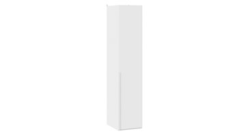 Шкаф одностворчатый Порто (580) СМ-393.07.001 (Белый жемчуг/Белый софт) в Твери