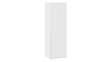 Шкаф угловой одностворчатый Порто (580) СМ-393.07.006 (Белый жемчуг/Белый софт) в Твери