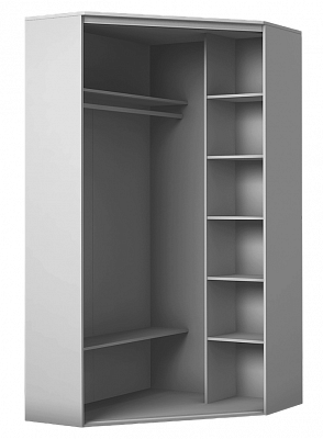Угловой шкаф 2200х1103х1103, ХИТ У-22-4-11, белая шагрень в Твери - изображение 1