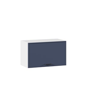 Кухонный горизонтальный шкаф 600 Индиго ЛД 298.710.000.119, Белый/Тёмно-синий в Твери
