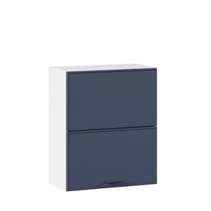 Кухонный горизонтальный шкаф 600 комбинированный Индиго ЛД 298.970.000.125, Белый/Тёмно-синий в Твери
