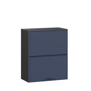 Кухонный горизонтальный шкаф 600 комбинированный Индиго ЛД 298.970.000.167, Чёрный/Тёмно-синий в Твери