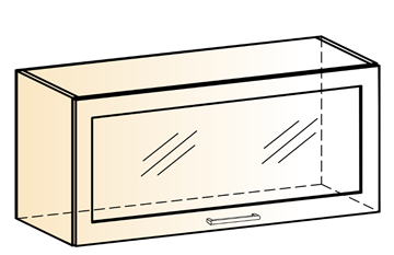 Кухонный шкаф Яна L800 Н360 (1 дв. рам.) в Твери