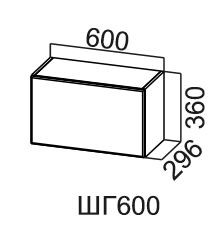 Шкаф навесной Модус, ШГ600/360, галифакс в Твери