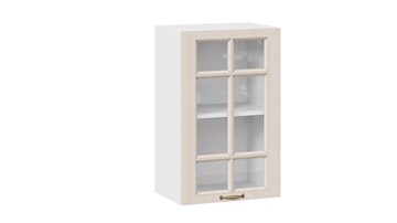 Навесной кухонный шкаф Лина 1В45С (Белый/Крем) в Твери