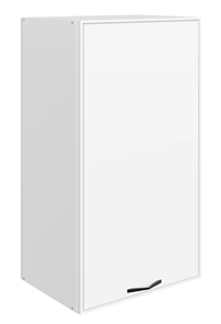 Кухонный шкаф Монако L450 Н900 (1 дв. гл.), белый/милк матовый в Твери