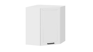 Кухонный навесной угловой шкаф Лорас 1В6У (Белый/Холст белый) в Твери