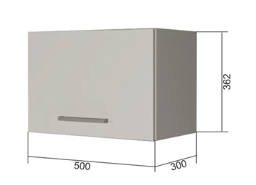 Кухонный навесной шкаф В350, Белое гладкое Ламарти/Антрацит в Твери