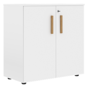 Низкий шкаф с малыми дверцами широкий FORTA Белый FLC 80.1(Z) (798х404х801) в Твери
