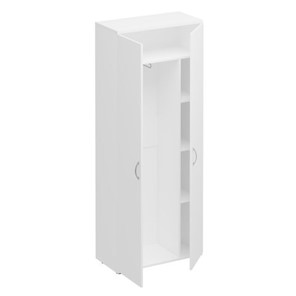 Шкаф для одежды с дополнением Комфорт КФ, белый премиум (80x38x200) К.531 ДШ в Твери