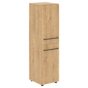 Шкаф узкий средний с глухими дверьми LOFTIS Дуб Бофорд LMC LMC 40.4 (400х430х1517) в Твери