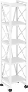 Стеллаж Loft VR.L-MST.K-5.4, Белый/Белый металл в Твери