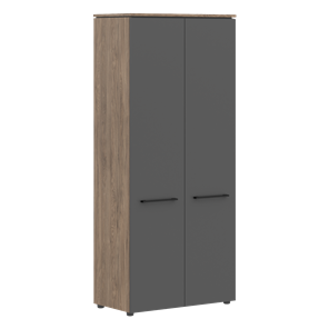 Шкаф высокий с глухими дверьми MORRIS TREND Антрацит/Кария Пальмира MHC 85.1 (854х423х1956) в Твери
