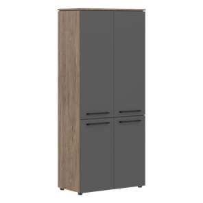 Шкаф с глухими дверьми MORRIS TREND Антрацит/Кария Пальмира MHC 85.3 (854х423х1956) в Твери