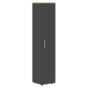 Высокий шкаф с глухой дверью колонна FORTA Графит-Дуб Гамильтон   FHC 40.1 (L/R) (399х404х1965) в Твери