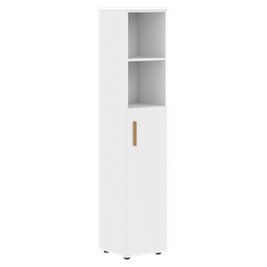 Шкаф колонна высокий с глухой средней дверью правой FORTA Белый FHC 40.5 (R) (399х404х1965) в Твери