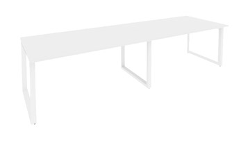 Стол для совещаний O.MO-PRG-2.4 Белый/Белый бриллиант в Твери