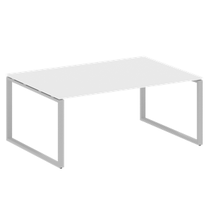 Конференц-стол для переговоров БО.ПРГ-1.5 (Серый/Белый) в Твери