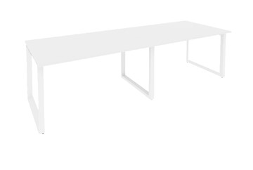 Стол для переговорки O.MO-PRG-2.3 Белый/Белый бриллиант в Твери