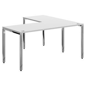 Письменный угловой  стол для персонала левый XTEN GLOSS  Белый XGCT 1615.1 (L) (1600х1500х750) в Твери