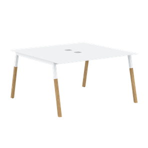 Переговорный стол FORTA Белый-Белый-БукFWST 1313 (1380x1346x733) в Твери