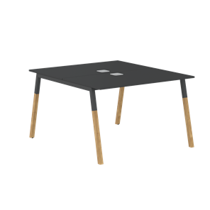 Переговорный стол FORTA Черный Графит-Черный Графит-Бук  FWST 1113 (1180x1346x733) в Твери