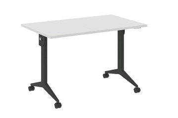 Складной мобильный стол X.M-2.7, Металл антрацит/Белый бриллиант в Твери
