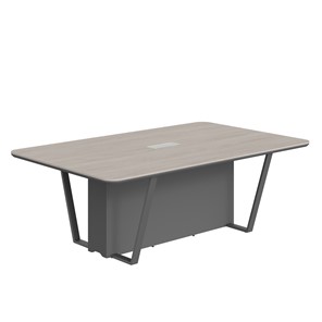 Стол для заседаний LINE Дуб-серый-антрацит СФ-571722.1 (2200х1340х754) в Твери