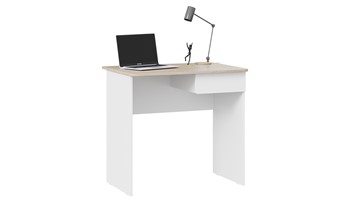 Письменный стол Diamond тип 1 (Дуб Сонома/Белый) в Твери