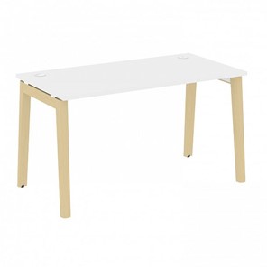 Стол для офиса Onix Wood OW.SP-3.8, Белый Бриллиант/Дуб светлый в Твери