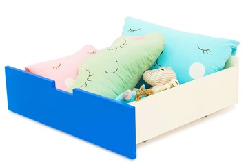 Ящик для кровати Skogen синий в Твери