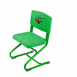 Чехол для стула СУТ 01-01 Зеленый, Замша в Твери