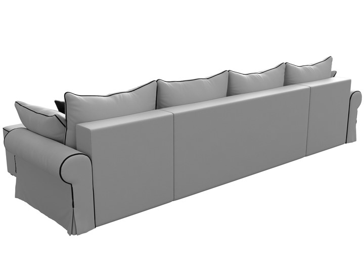 Большой П-образный диван Элис, Белый (экокожа) в Твери - изображение 7