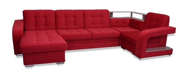 П-образный диван Соня-17 с полкой в Твери - изображение