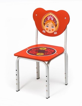 Детский растущий стул Матрешка (Кузя-МТ(1-3)КрСр) в Твери - изображение