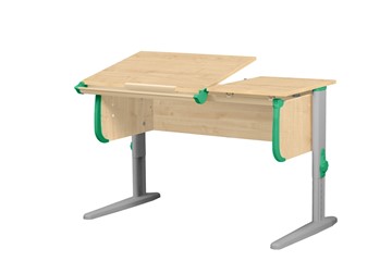 Детский стол-трансформер 1/75-40 (СУТ.25) Бежевый/Серый/Зеленый в Твери