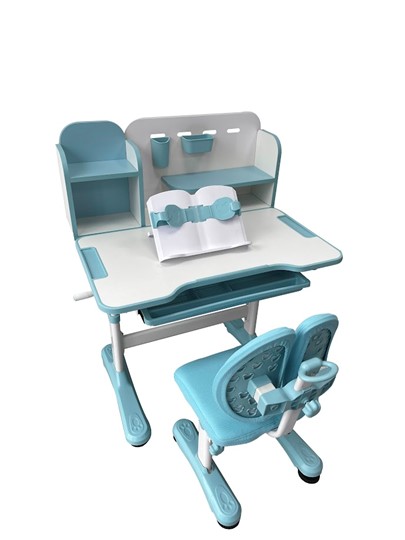 Стол растущий и стул Vivo Blue FUNDESK в Твери - изображение 2