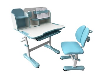 Стол растущий и стул Vivo Blue FUNDESK в Твери - предосмотр 4