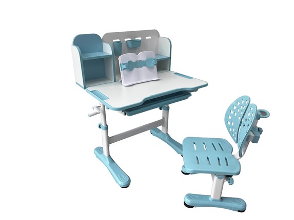 Стол растущий и стул Vivo Blue FUNDESK в Твери - изображение