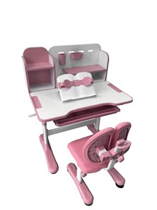 Растущая парта + стул Vivo Pink FUNDESK в Твери - предосмотр 2