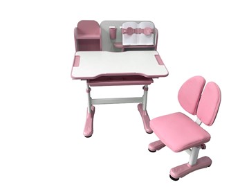 Растущая парта + стул Vivo Pink FUNDESK в Твери - предосмотр 3