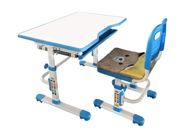 Детский стол-трансформер RIFFORMA SET-10, голубой в Твери